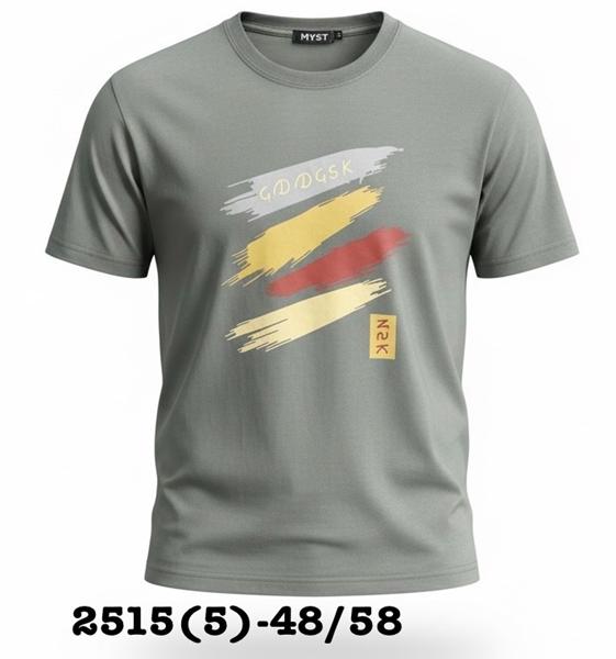 Футболка LiOpt (48-58) 2515-5 grey (лето)