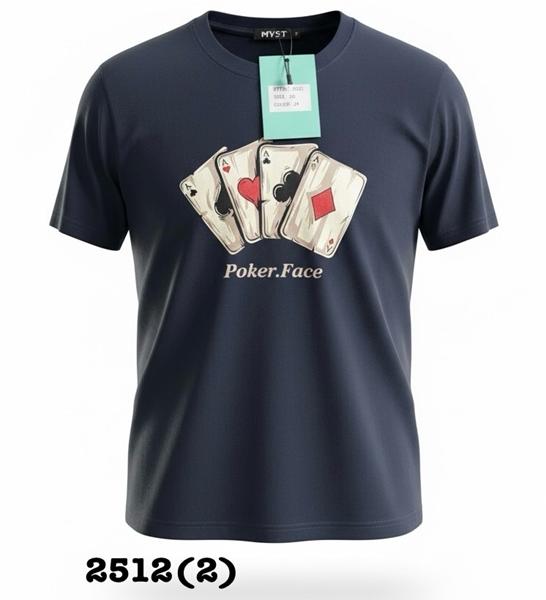 Футболка LiOpt (48-58) 2512-2 navy (лето)