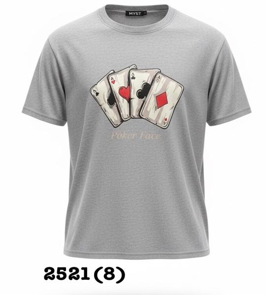 Футболка LiOpt (48-58) 2521-8 l.grey (лето)