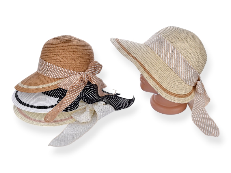 Шляпа КОРОЛЕВА (56-58) 7-02 mix (лето)