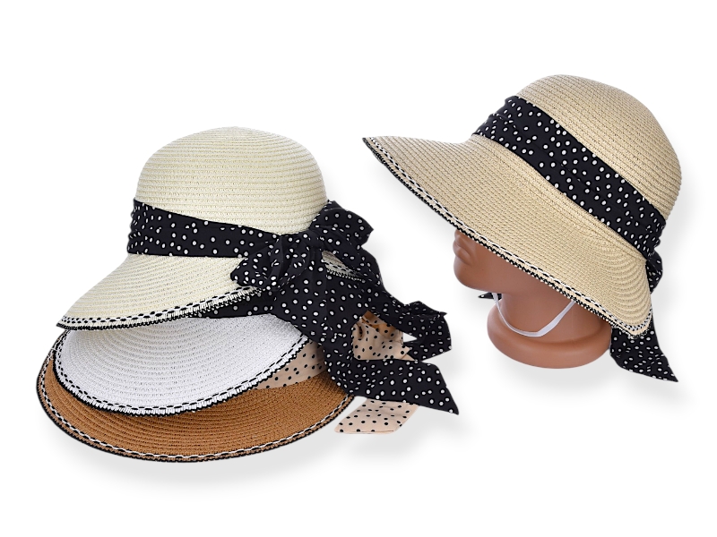 Шляпа КОРОЛЕВА (56-58) 7-04 mix (лето)