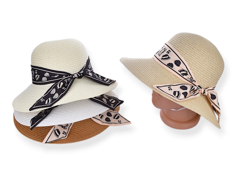 Шляпа КОРОЛЕВА (56-58) 7-06 mix (лето)