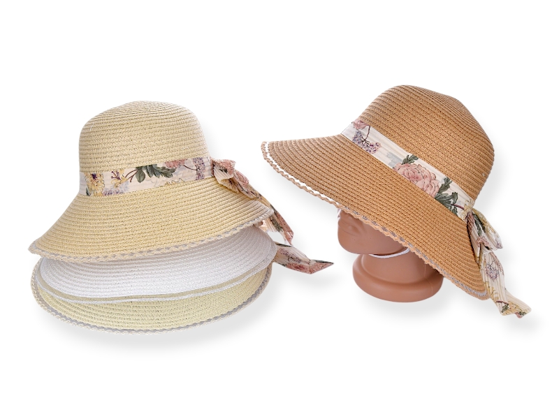 Шляпа КОРОЛЕВА (56-58) 7-07 mix (лето)