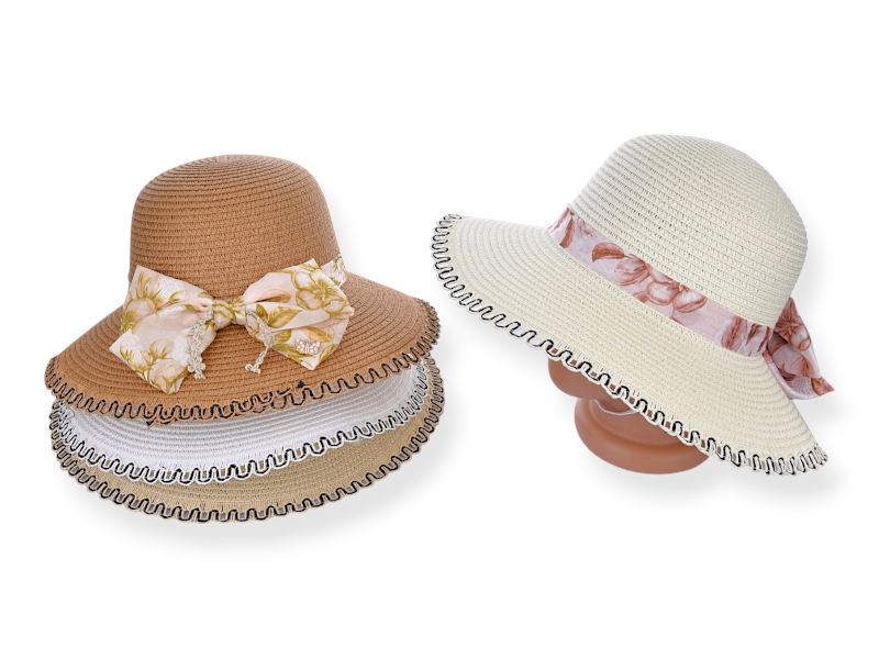 Шляпа КОРОЛЕВА (56-58) 7-08 mix (лето)