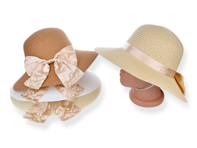 Шляпа КОРОЛЕВА (56-58) 7-09 mix (лето)