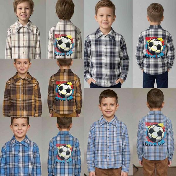 Рубашка Meloria (116-146) ML5144 black (деми)