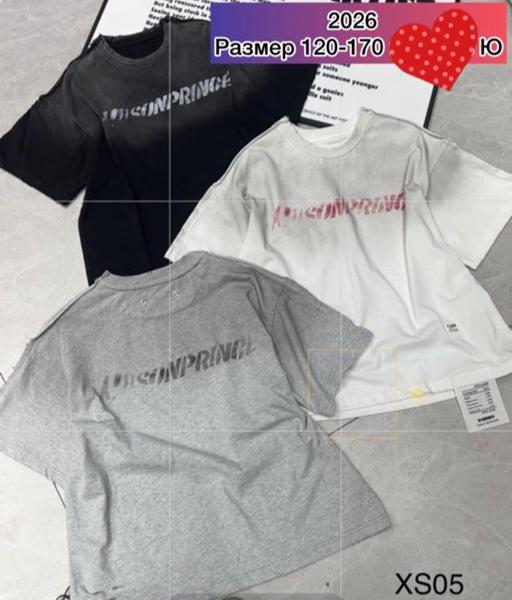 Футболка Meloria (120-170) XS05 grey (лето)