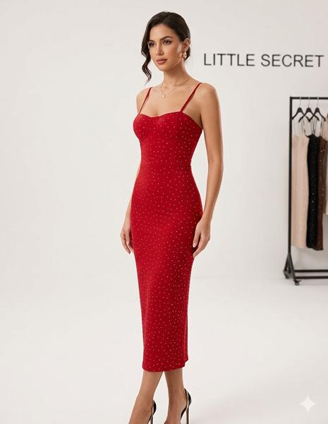 Платье Little Secret (S-L) 2004 red (лето)