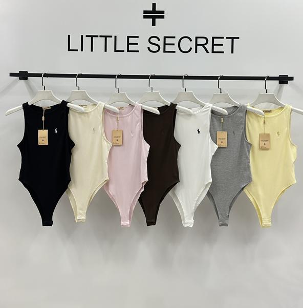 Боди Little Secret (S-L) K035 black (лето)