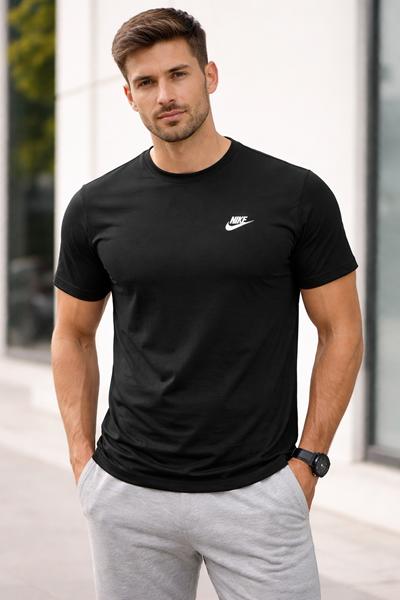 Футболка ALIA (2XL-6XL) AL109 black (лето)