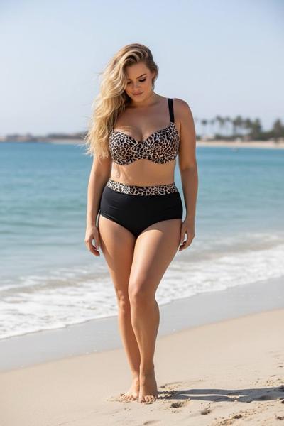 Купальник DFK (46E-50G) 5839 beige (лето)