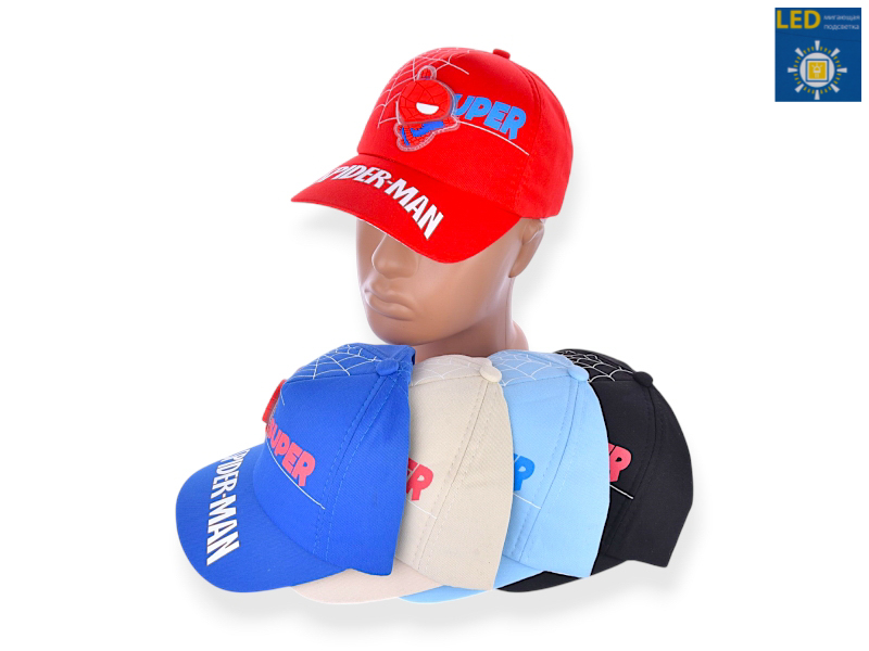 Кепка КОРОЛЕВА (48-50) 9-20 mix LED (лето)