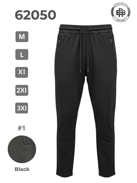 Штаны спорт 2BRO (M-3XL) 62050 black (деми)