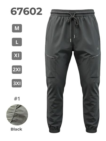 Штаны спорт 2BRO (M-3XL) 67602 black (деми)