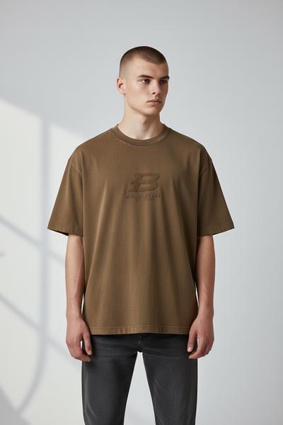 Футболка 2BRO (M-2XL) BR934 brown (лето)