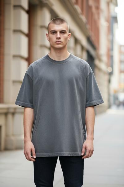 Футболка 2BRO (M-2XL) BR946 grey (лето)