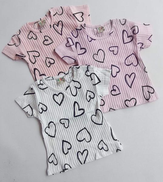 Футболка Meloria (1-4) 12640-1 pink (лето)