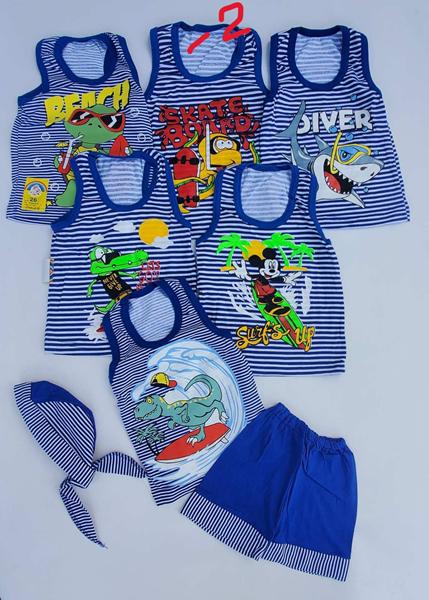 Костюм Meloria (2-6) ML5383-2 navy (лето)