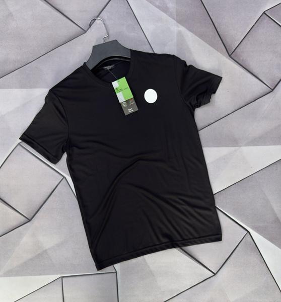 Футболка Rassul (S-2XL) 66765 black (лето)