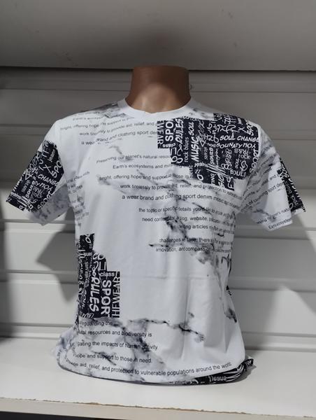 Футболка Panda (S-2XL) 1744 white (лето)