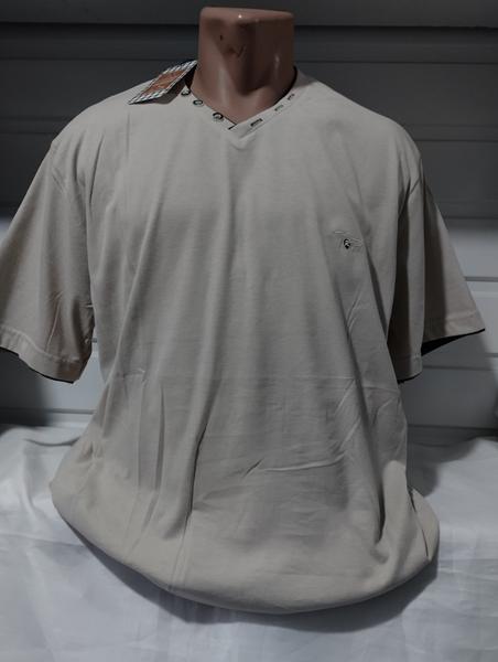Футболка Panda (4XL-7XL) 1769 grey (лето)