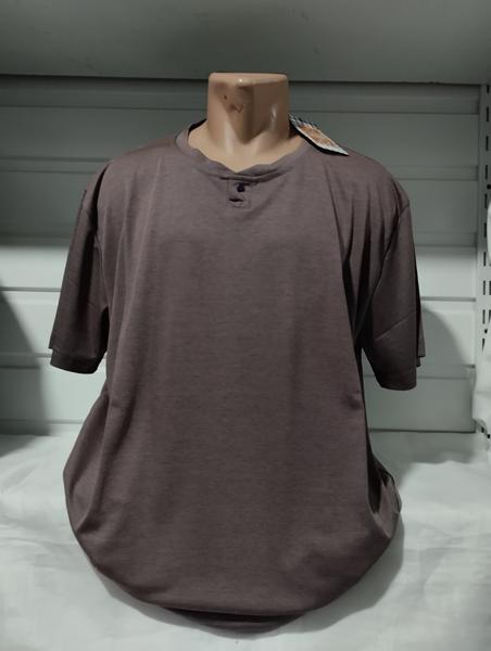 Футболка Panda (4XL-7XL) 1773 brown (лето)