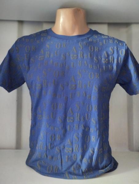 Футболка Panda (S-2XL) 1777 l.blue (лето)