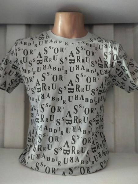 Футболка Panda (S-2XL) 1781 grey (лето)