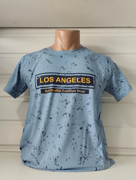 Футболка Panda (S-2XL) 1792 l.blue (лето)