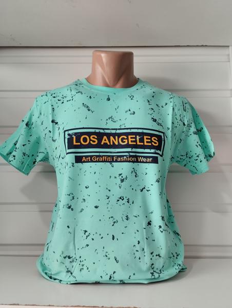 Футболка Panda (S-2XL) 1796 mint (лето)