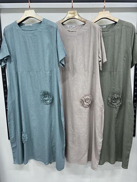 Платье Style Nadezhda (3XL-6XL) 10806 beige (лето)