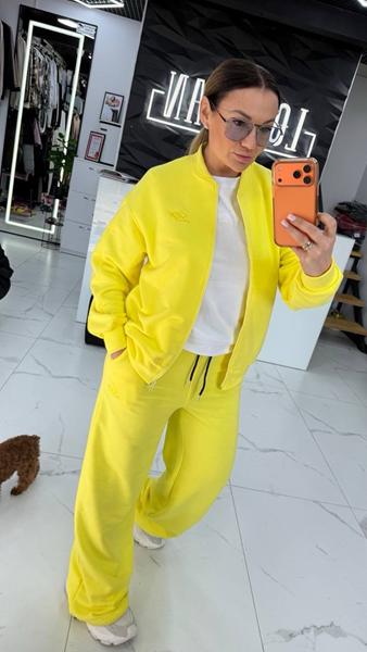 Костюм спорт Style Nadezhda (S-L) 1667 yellow (деми)