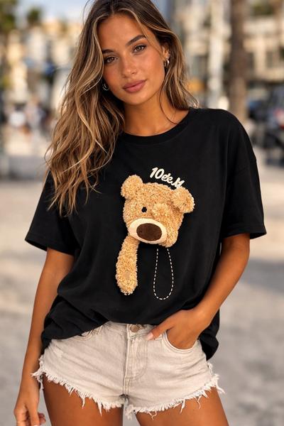 Футболка Style Nadezhda (one size) 2084 black (лето)