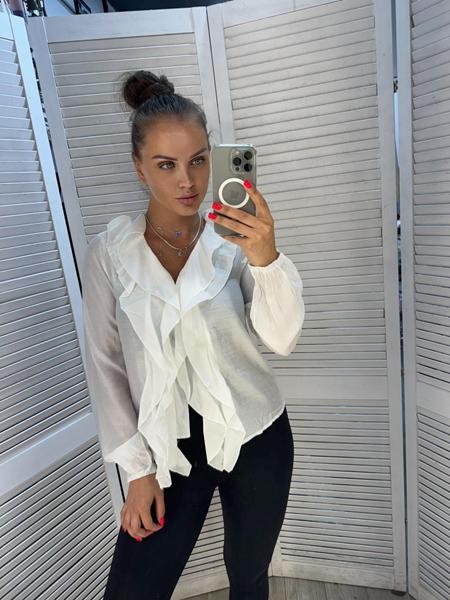 Блузка Style Nadezhda (one size) 2679 white (деми)