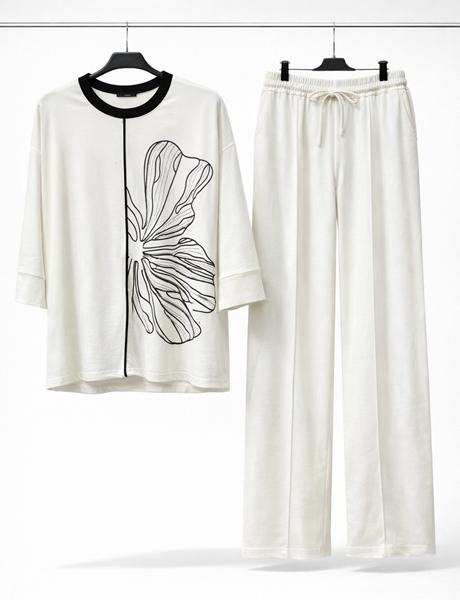 Костюм спорт Style Nadezhda (one size) 3029 white (лето)