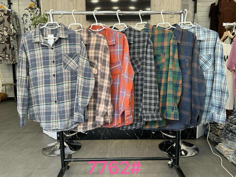 Рубашка Style Nadezhda (XL-4XL) 7762-1 green (деми)