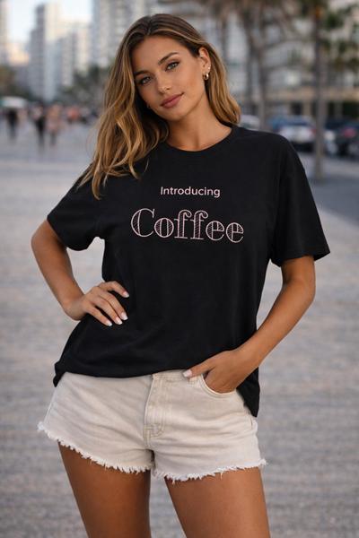 Футболка Style Nadezhda (one size) 8805 black (лето)