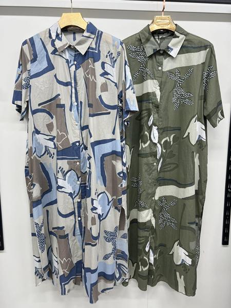 Платье Style Nadezhda (3XL-7XL) 9010 khaki (лето)