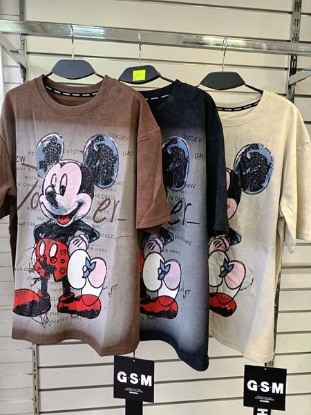 Футболка Trend (one size) 6832 black (лето)