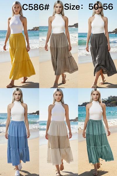 Юбка Kaffir Lily (50-56) C586 beige (лето)