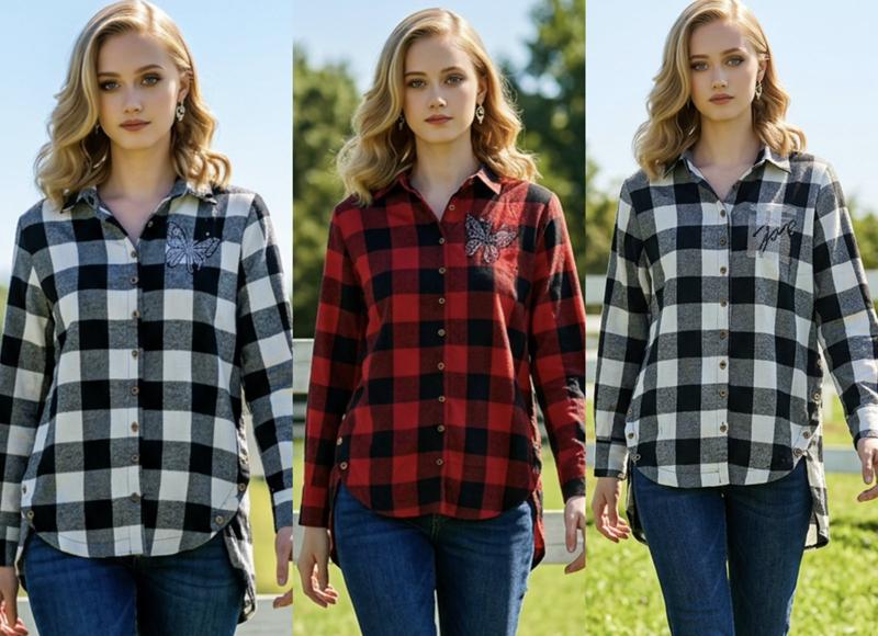 Рубашка Kaffir Lily (52-60) KL10 black (деми)