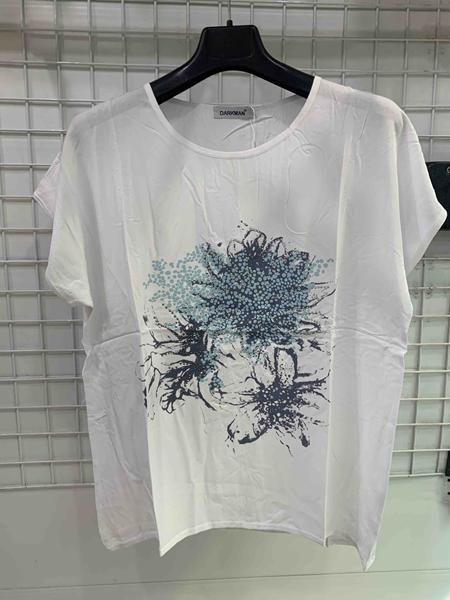 Футболка Yafeier (XL-4XL) 257 white (лето)