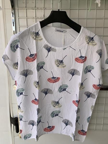 Футболка Yafeier (XL-4XL) 293 white (лето)