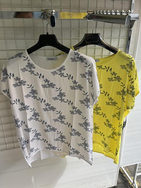 Футболка Yafeier (XL-4XL) 344 yellow (лето)