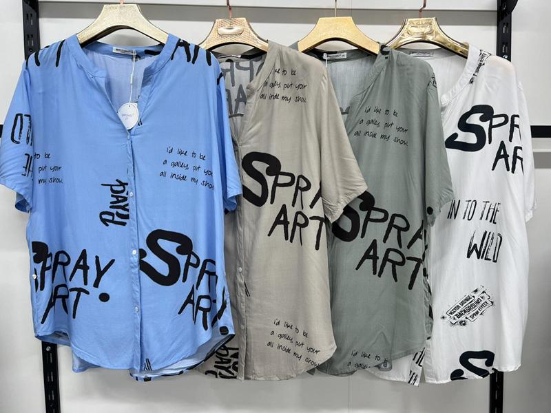 Рубашка Yafeier (L-4XL) 7833 white (лето)