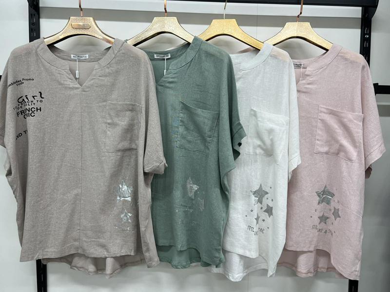 Футболка Yafeier (7XL-10XL) 9600 green (лето)