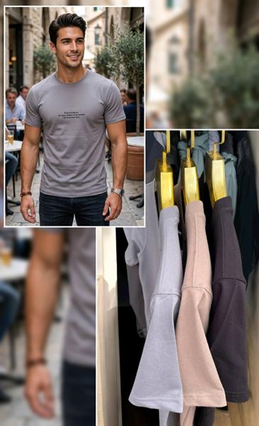 Футболка Moranny (S-2XL) MR1058 grey (лето)