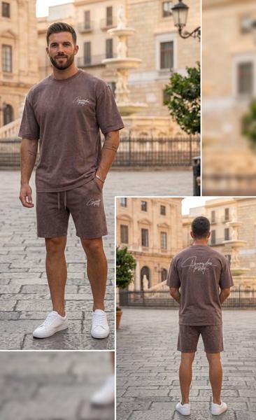 Костюм Moranny (S-2XL) MR1067 brown (лето)