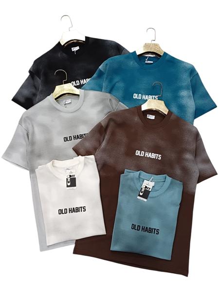 Футболка Moranny (S-2XL) MR1077 grey (лето)