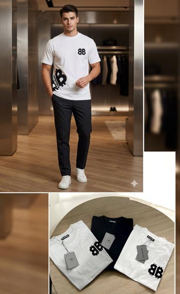 Футболка Moranny (S-2XL) MR1099 black (лето)
